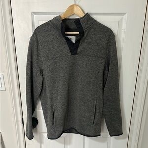 Goodfellow & Co Gray Zip Up Sweater with Knit Fabric